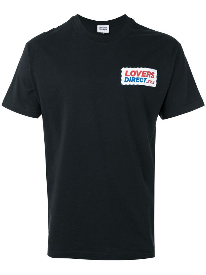 Christopher Shannon - Printed Logo T-shirt - Men - Cotton - M, Black, Cotton