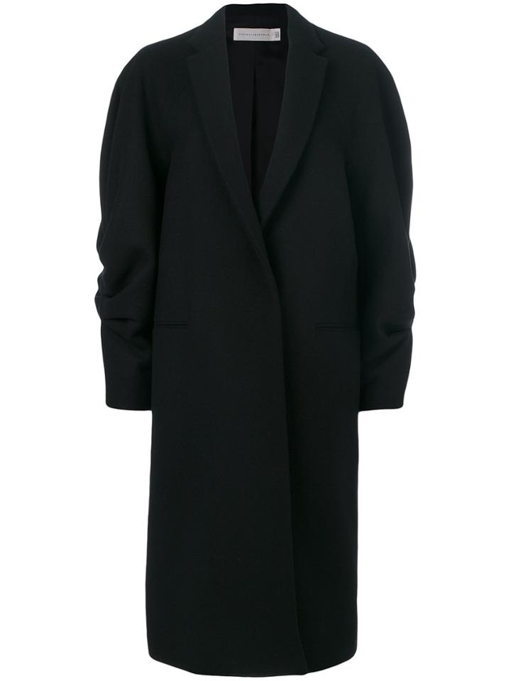 Victoria Beckham Structured Sleeve Coat - Black