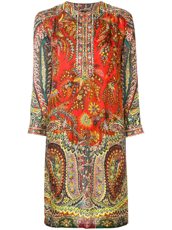 Etro Mixed Print Kaftan - Multicolour