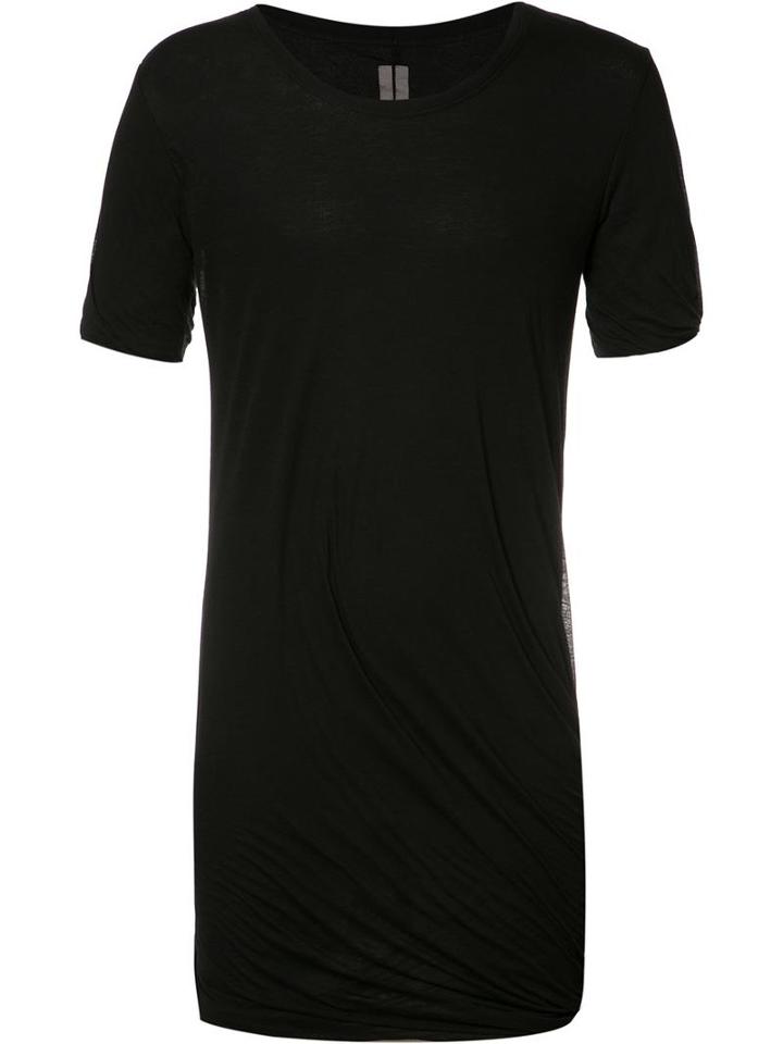 Rick Owens Double T-shirt, Men's, Size: Xxl, Black, Cotton