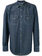 Eleventy - Denim Shirt - Men - Cotton - L, Blue, Cotton