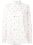 Marc Jacobs Flamingo Print Shirt, Women's, Size: 2, White, Cotton