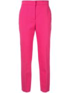 Msgm High-waisted Tailored Trousers - Pink