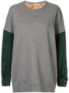 Nº21 Colour Block Sweatshirt - Grey