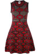 M Missoni Sleeveless Knitted Dress, Women's, Size: 40, Red, Acrylic/polyamide/viscose/wool
