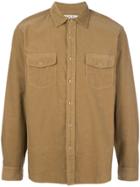 Alex Mill Ribbed Button-up Shirt - Brown