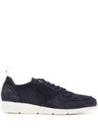 Hackett Mesh Lace-up Sneakers - Blue