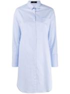 Steffen Schraut Striped Long Shirt - Blue