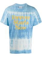 Nasaseasons Forever Starts Now Print T-shirt - Blue