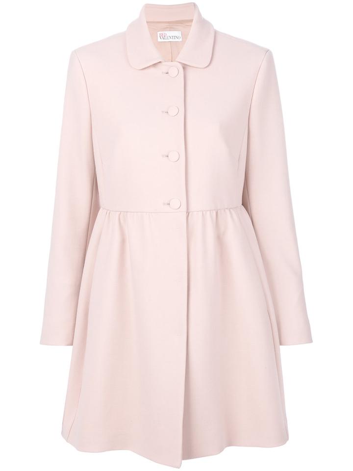 Red Valentino - Fitted Jacket - Women - Cotton/polyester/spandex/elastane/wool - 42, Pink/purple, Cotton/polyester/spandex/elastane/wool