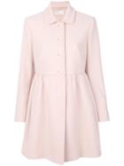 Red Valentino - Fitted Jacket - Women - Cotton/polyester/spandex/elastane/wool - 42, Pink/purple, Cotton/polyester/spandex/elastane/wool