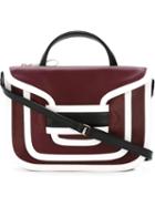 Pierre Hardy Alpha Crossbody Bag, Women's, Red, Calf Leather