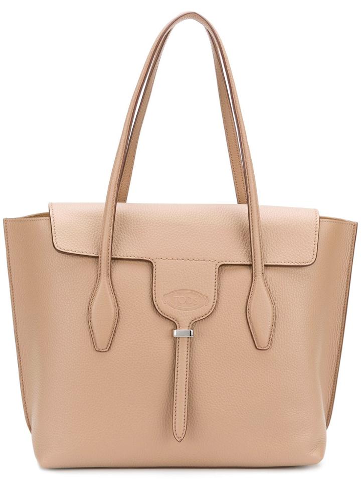 Tod's Joy Medium Tote - Neutrals