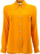 Gucci Pointed Collar Shirt - Yellow & Orange