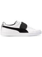 Karl Lagerfeld Suede X Karl Langerfeld Low-top Sneakers - White