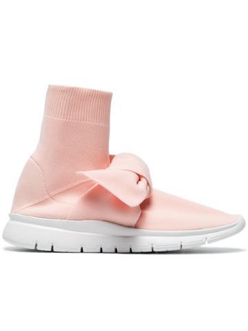 Jonathan Saunders Sock Knot Sneakers - Pink & Purple