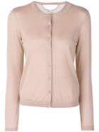 Red Valentino - Classic Cardigan - Women - Silk/polyamide/cashmere - Xs, Pink/purple, Silk/polyamide/cashmere