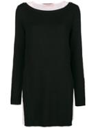 Twin-set Pleated Hem Jumper - Black