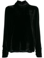 Forte Forte Roll Neck Top - Black