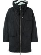 Moncler 'saupe' Raincoat, Women's, Size: I, Black, Polyester
