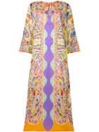 Etro Etno Print Maxi Dress - Multicolour