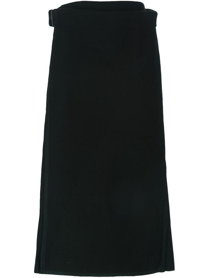Y's Front Panel Pleated Skirt