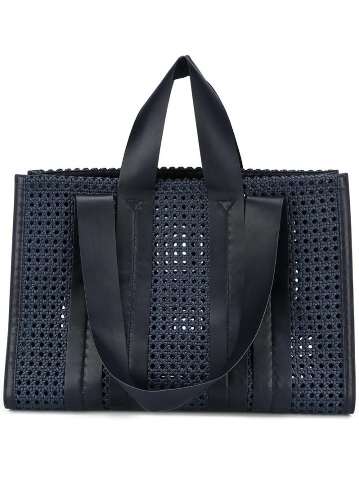 Corto Moltedo Large 'costanza' Shoulder Bag, Women's, Blue, Nappa Leather