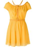 Jay Ahr Rope Detail Boat Neck Dress