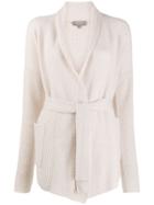 N.peal Cashmere Belted Cardigan - Neutrals