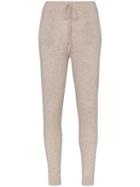 Le Kasha Kenya Skinny Cashmere Trackpants - Brown