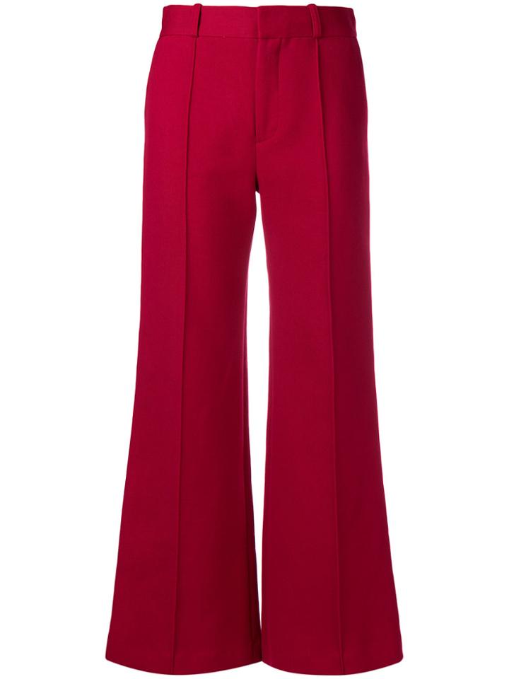 See By Chloé Flared High Waisted Trousers