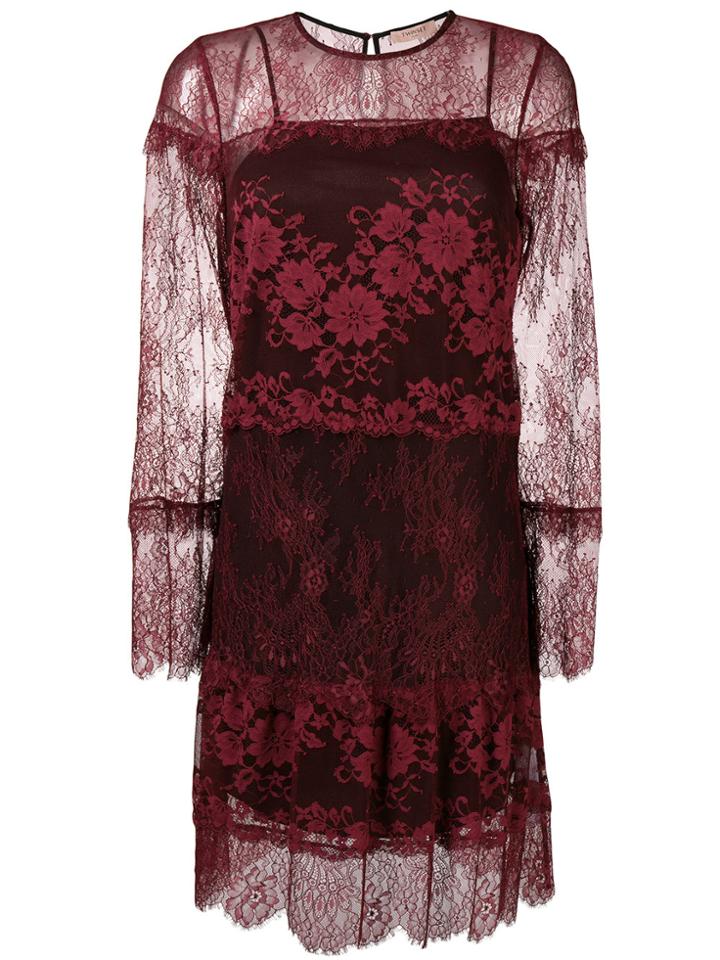Twin-set Embroidered Lace Dress