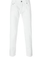 Dolce & Gabbana Straight Leg Jeans, Men's, Size: 54, White, Cotton/spandex/elastane