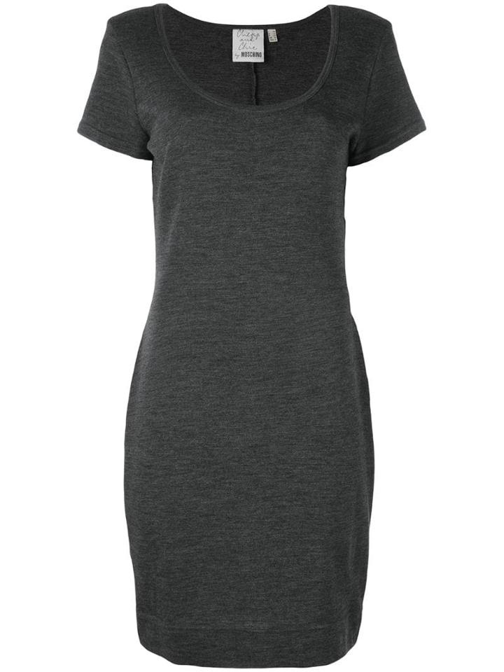 Moschino Pre-owned T-shirt Dress - Grey