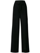 Thom Browne Stripe Detail Straight Leg Trousers - Grey