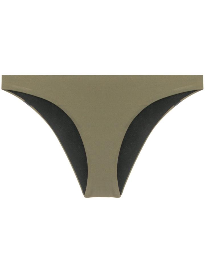 Dsquared2 Back Print High Leg Briefs - Green
