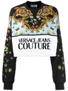 Versace Jeans Couture Printed Logo Sweater - Black