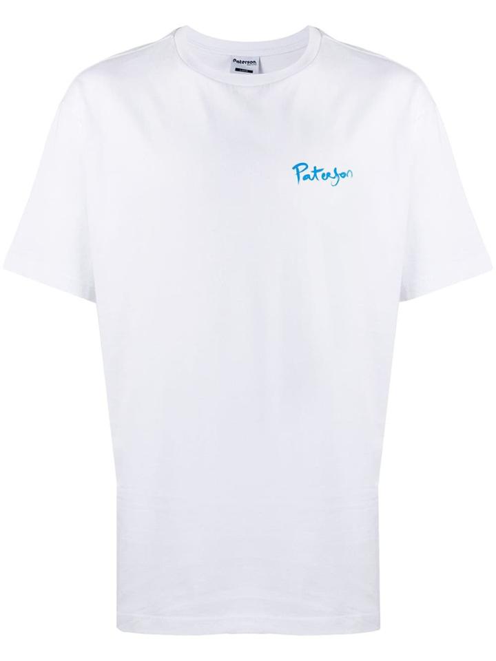 Paterson. Logo Graphic Print T-shirt - White