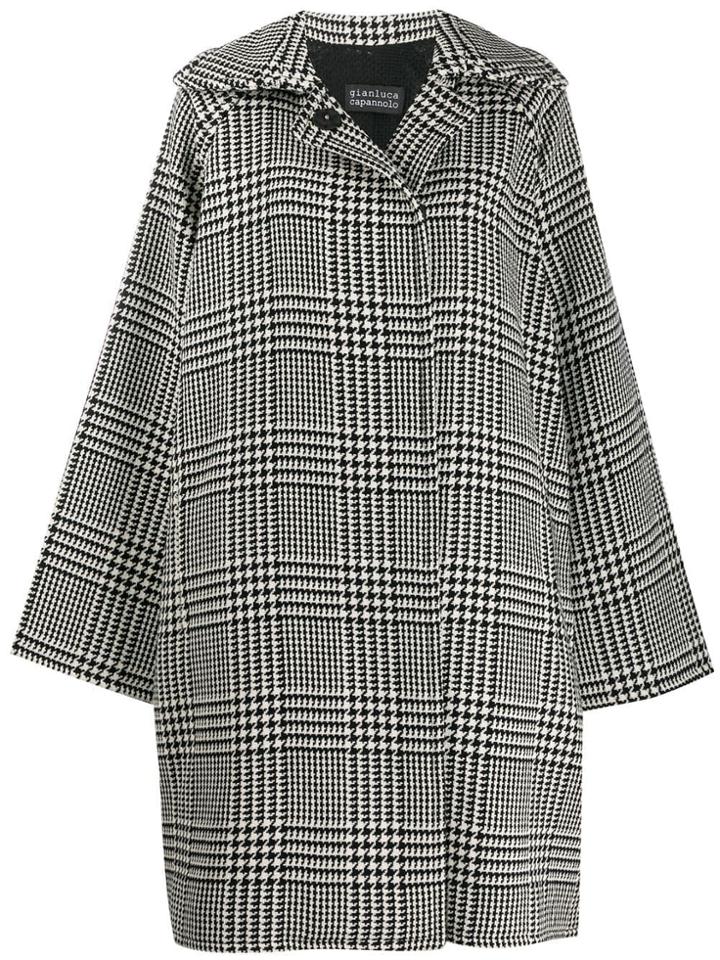 Gianluca Capannolo Oversized Wool Coat - White