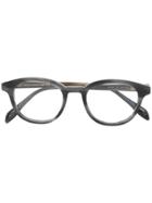 Alexander Mcqueen Eyewear Round Glasses - Grey