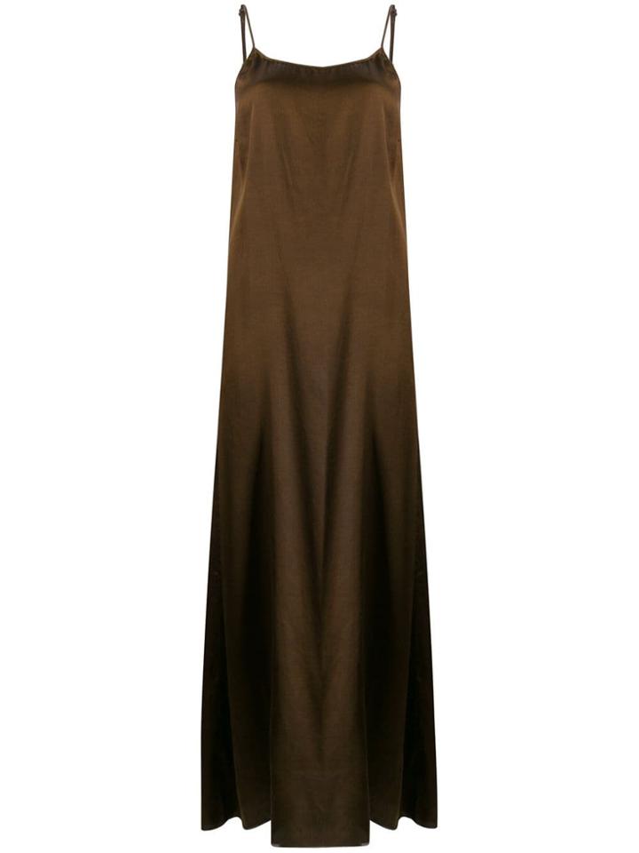 Uma Wang Slip Dress - Brown