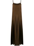 Uma Wang Slip Dress - Brown