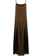 Uma Wang Slip Dress - Brown