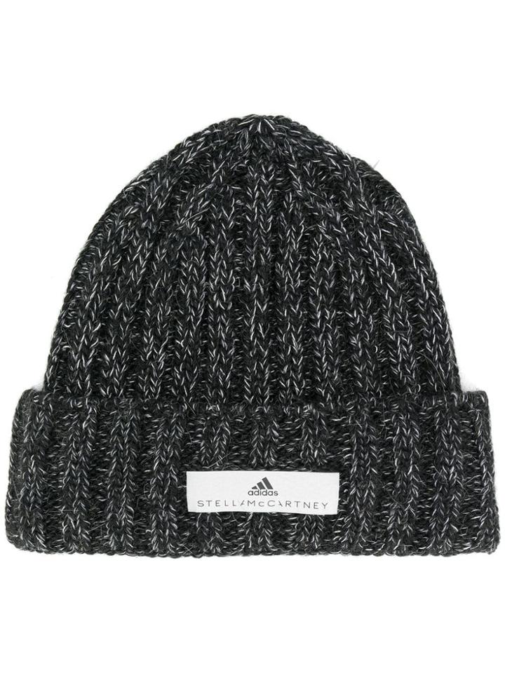 Adidas By Stella Mcmartney X Stella Mccartney Ribbed Beanie - Grey
