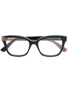 Jimmy Choo Eyewear Square Frame Glasses - Black