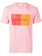 Calvin Klein Logo Printed T-shirt - Pink