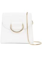 Little Liffner D Tiny Box Shoulder Bag - White