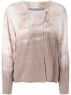 Raquel Allegra Gradient Cardigan, Women's, Size: 2, Brown, Cotton