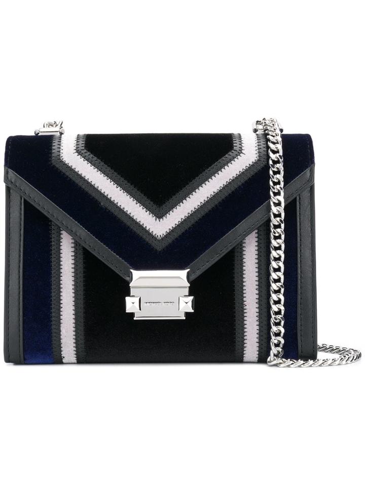 Michael Michael Kors Whitney Tri-colour Shouder Bag - Black