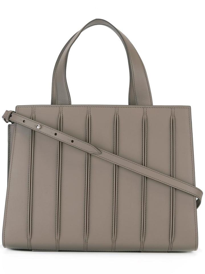Max Mara - Medium Handle Tote Bag - Women - Calf Leather - One Size, Women's, Brown, Calf Leather